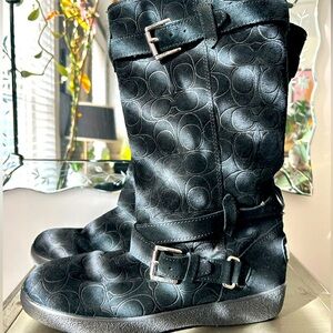 COACH Thelma suede boots !!! Mint condition!